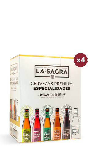 4 Packs degustación 6 estilos <br><span>6 botellas 33 cl </span>