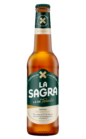 LA SAGRA RESERVA </br> <span>botella 33 cl - 6,4% vol.</span>