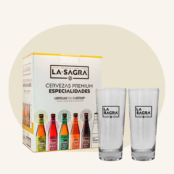 PACK DEGUSTACIÓN 6 ESTILOS + 2 VASOS - Imagen 2