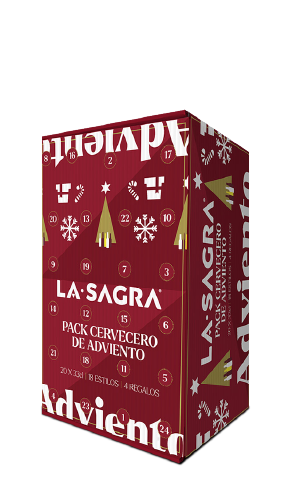 Pack Cervecero Adviento 20 botellas + 4 regalos