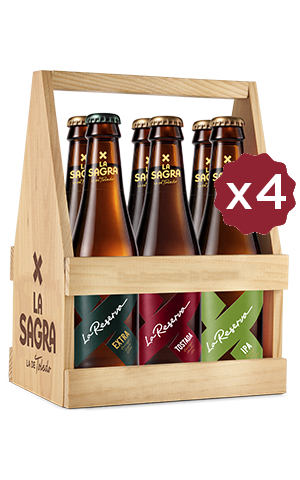 4 cestas degustación 6 cervezas