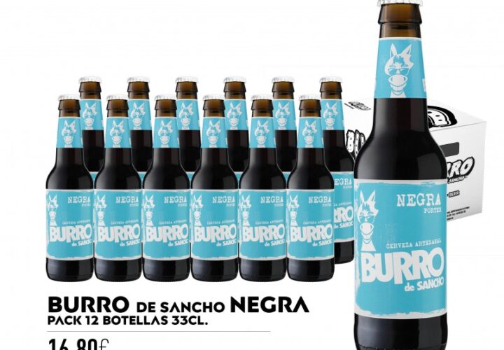 BURRO DE SANCHO Negra - Porter Ale - 5,0% Alc. - Caja
