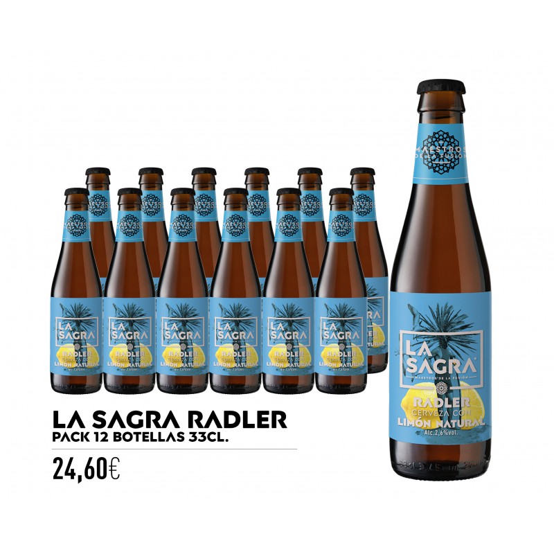 Pack LA SAGRA Radler - Cerveza con Limón Natural