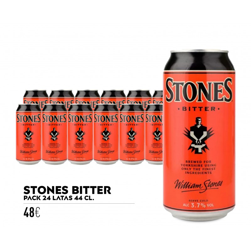 Stones Bitter - Lata 24x44cl - 3,7% Vol.