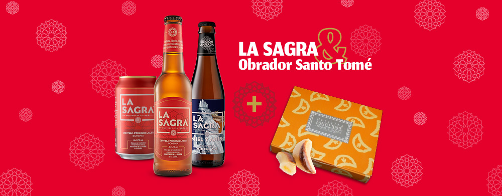Cervezas LA SAGRA y Obrador Santo Tomé, el regalo de Navidad más original