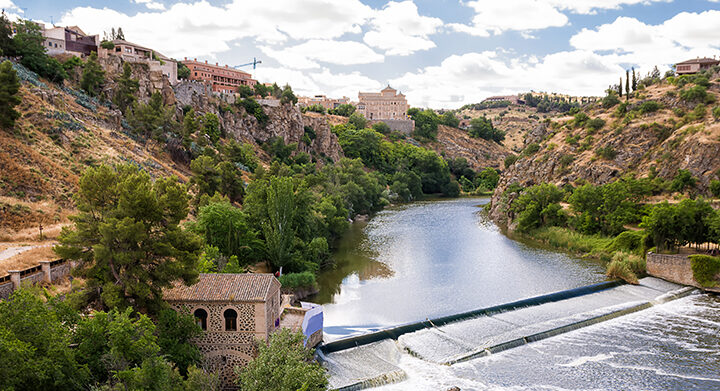 Imagen del río Tajo en la zona de Toledo